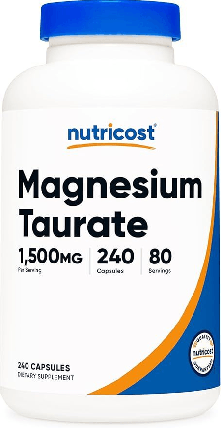 Taurato de magnesio 1.500mg 240cáps Nutricost