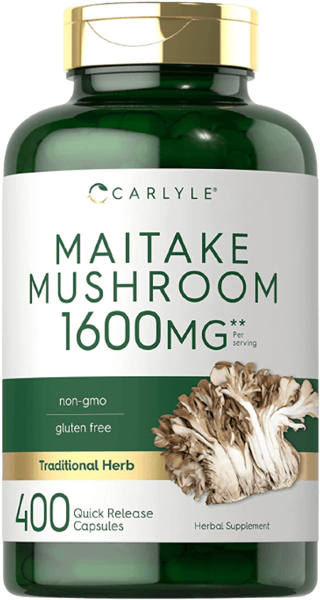 Maitake Mushroom 1600 mg 400 cápsulas Carlyle