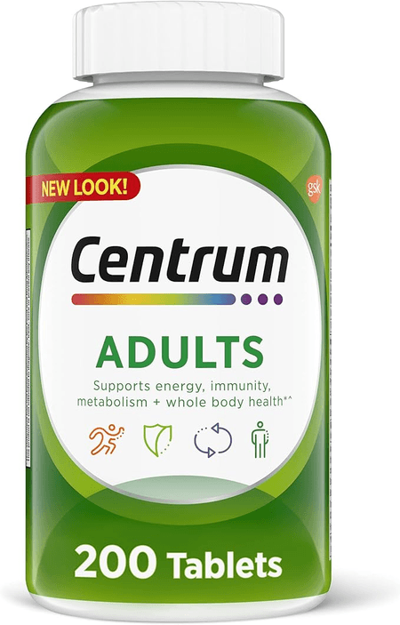 Multivitamínico Centrum Adulto  200 tabletas Glaxo