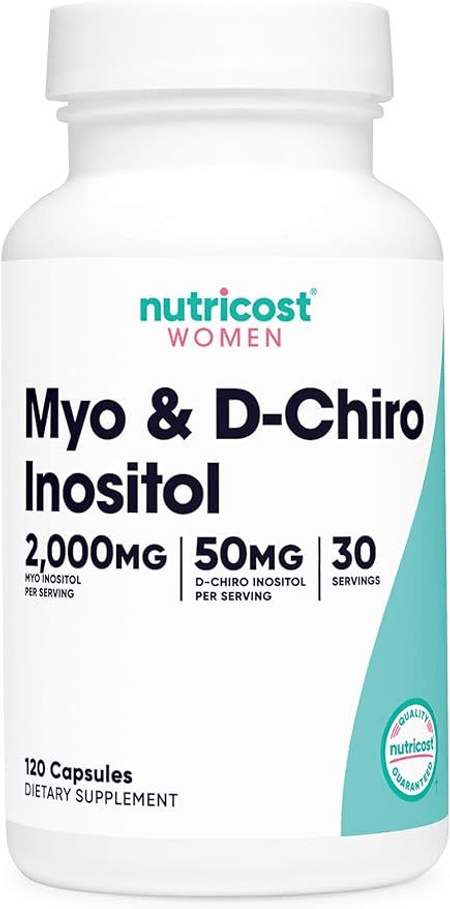 Myo & D Chiro Inositol 120 cápsulas Nutricost