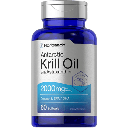 Omega 3 aceite de Krill 2000 mg 60 cápsulas blandas Horbaach