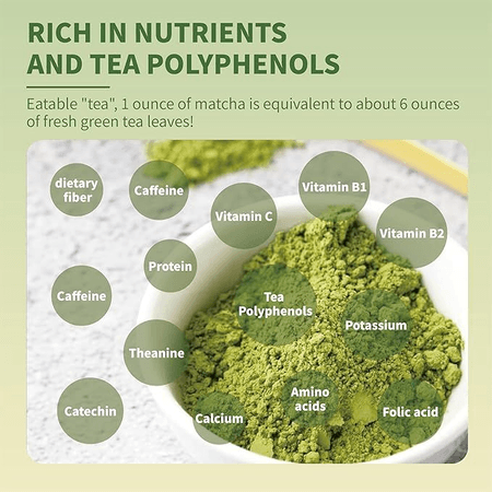 Té de Matcha en polvo Tian Hu Shan 100mg , 100 servicios