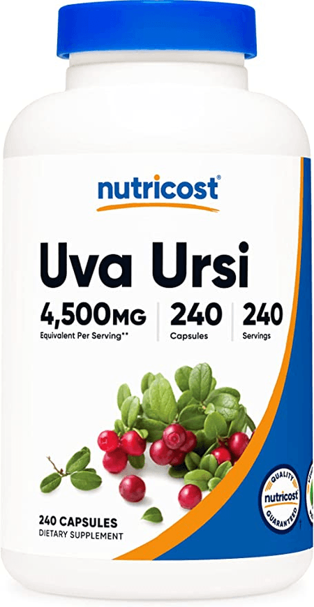 Uva Ursi 4500 mg 240 cápsulas Nutricost