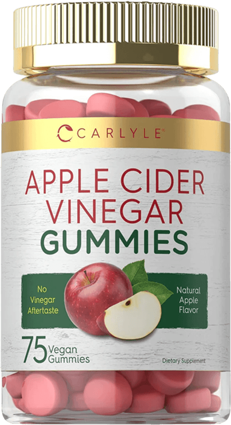 Vinagre de Sidra de Manzana 500 mg 75 gomitas Carlyle