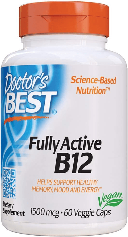 Vitamina B12 metilada 1500 mcg 60 cápsulas Doctor´s Best