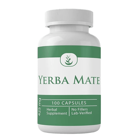 Yerba Mate 425 mg 100 cápsulas Pure