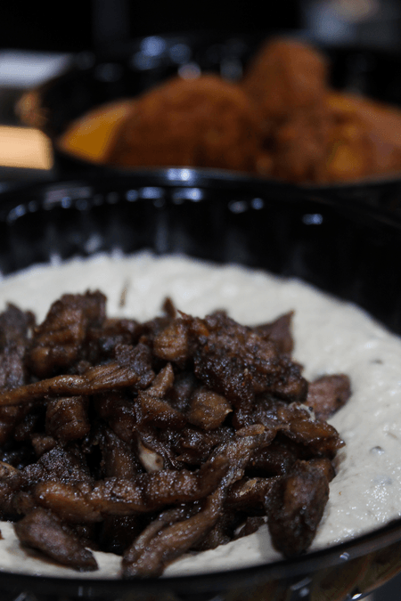 Baba Ghanuj con topping