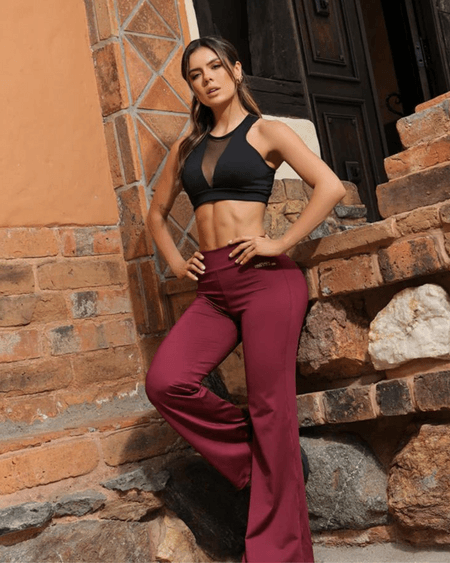 Pantalones bota ancha