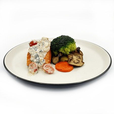 Salmón a la Toscana