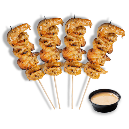 Satay de Camarones