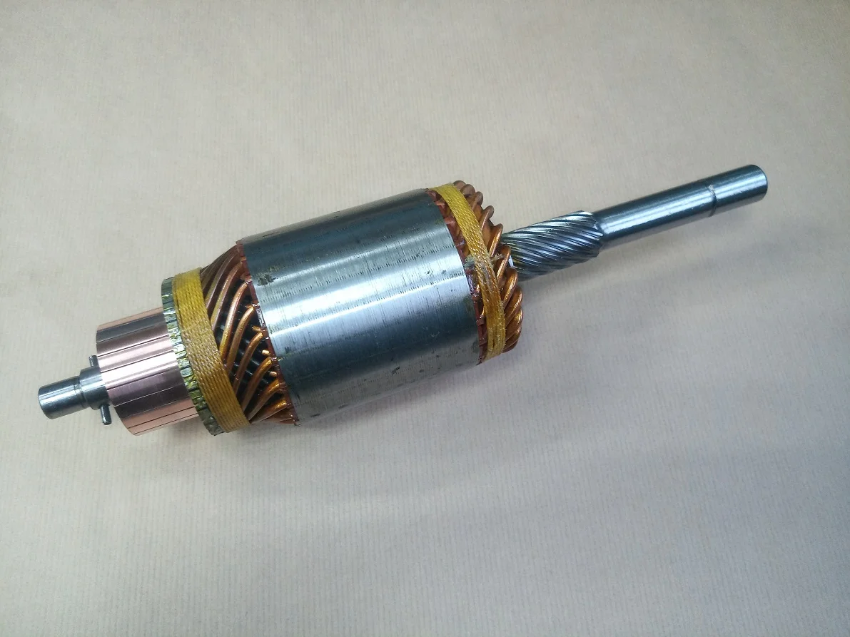Wirnik LUCAS 12V Ø 74,50MM DŁUGI SKRĘTNY wieloklin