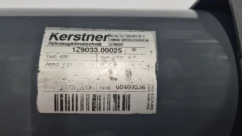 Zdjęcie 2 · Silnik D.C Kerstner 1Z9033-0025 12V 0,6kW