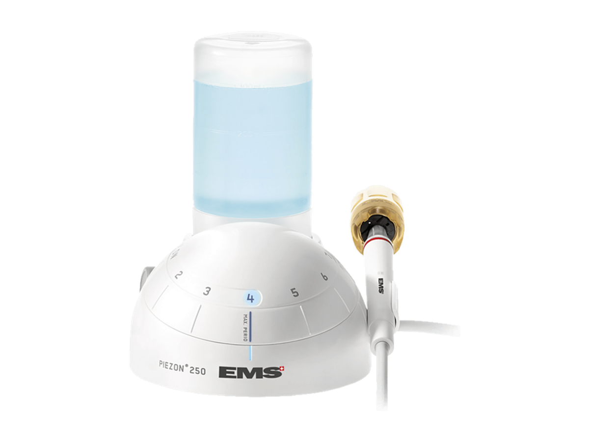 EMS PIEZON 250 stand-alone ultrasonic scaler with Original Piezon LED handpiece