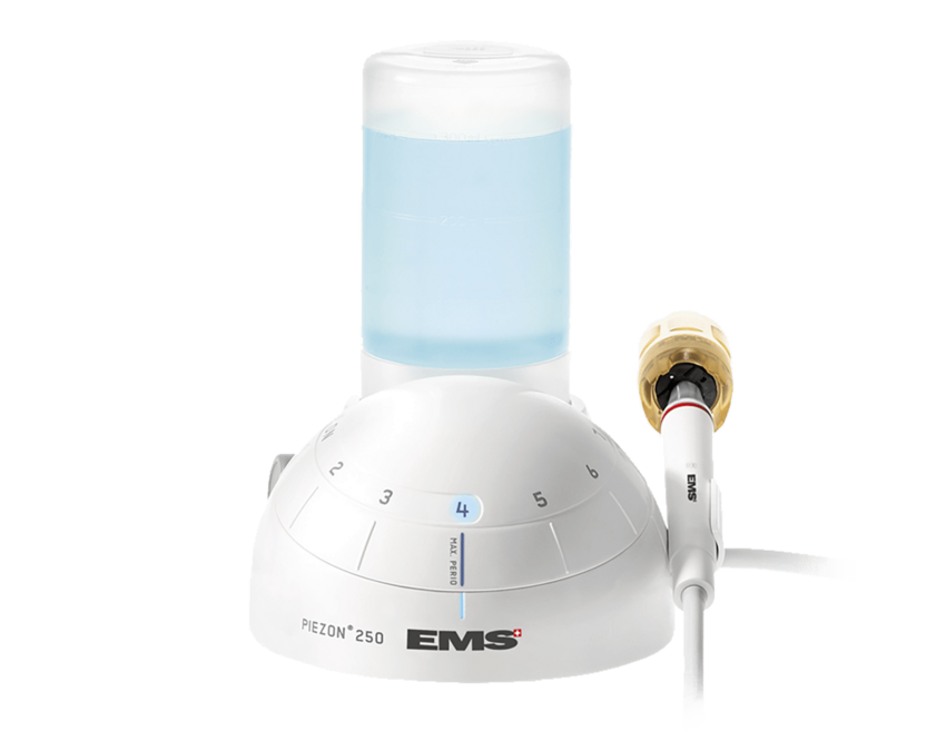 EMS PIEZON 250 stand-alone ultrasonic scaler with Original Piezon LED handpiece