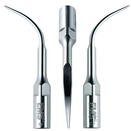 EMS PIEZON Instrument A supragingival scaling tip, full instrument shown from three angles