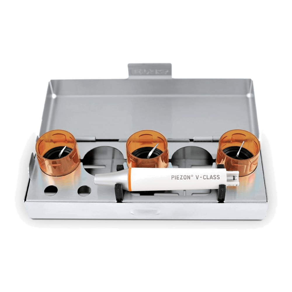 EMS PIEZON V-Class handpiece with sterilization tray and jars