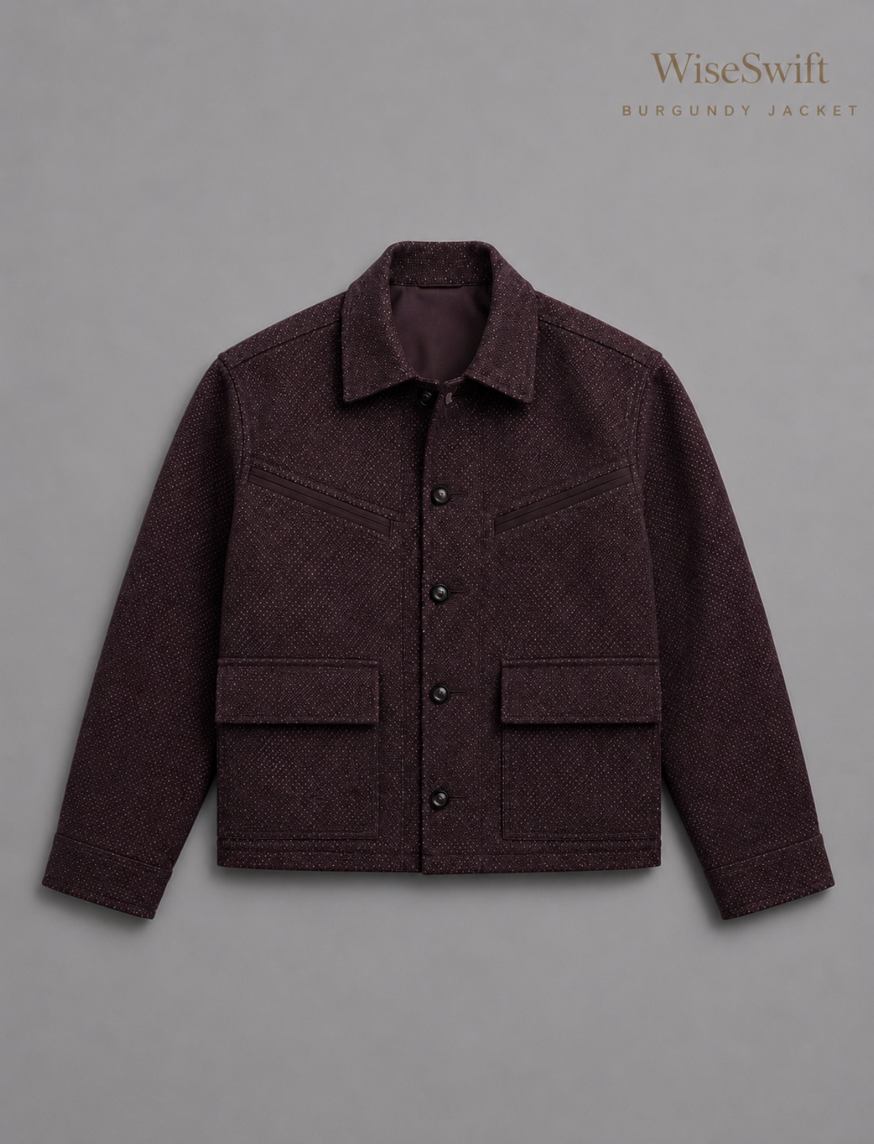 Wiseswift burgundy jacket