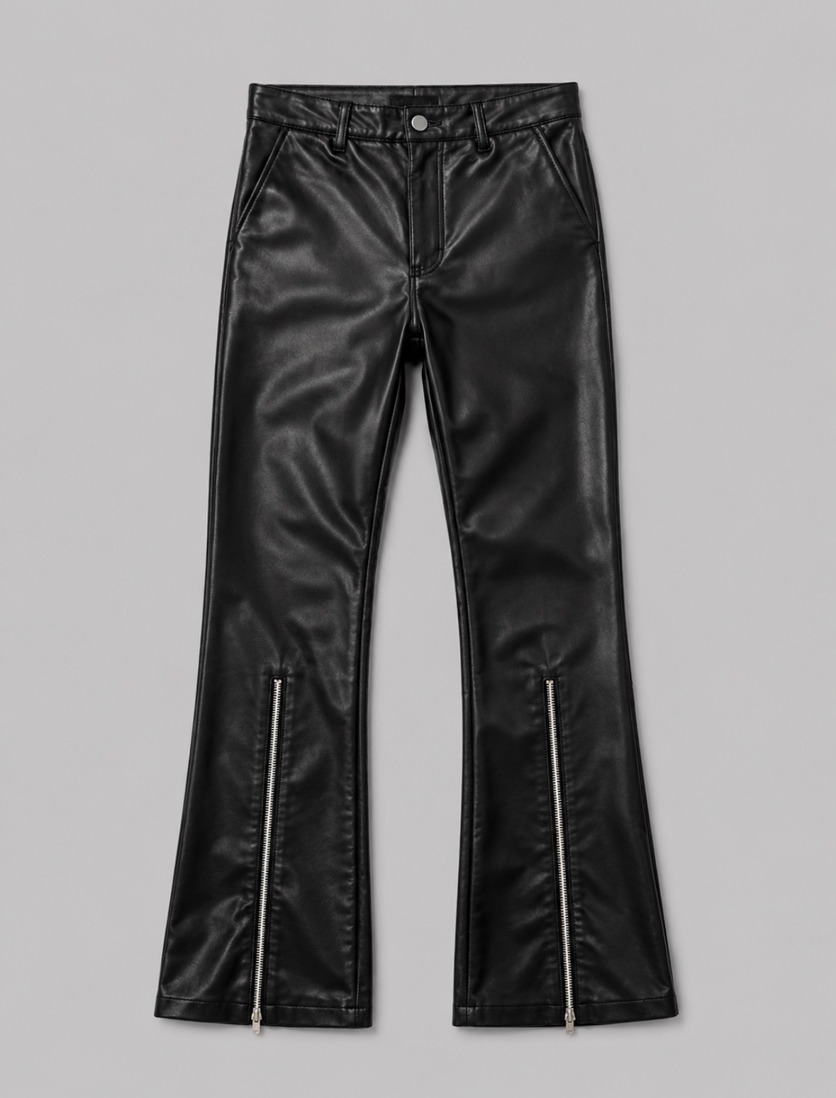 Wsc leather flare pant.