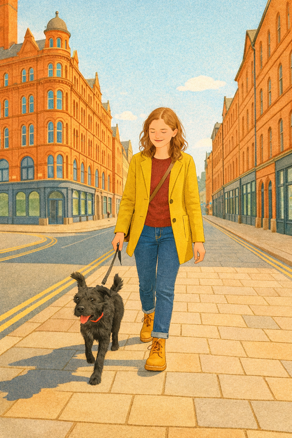 walk through the streets of NY City