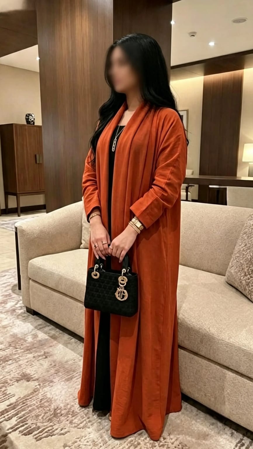 Super Orange Nada Abaya