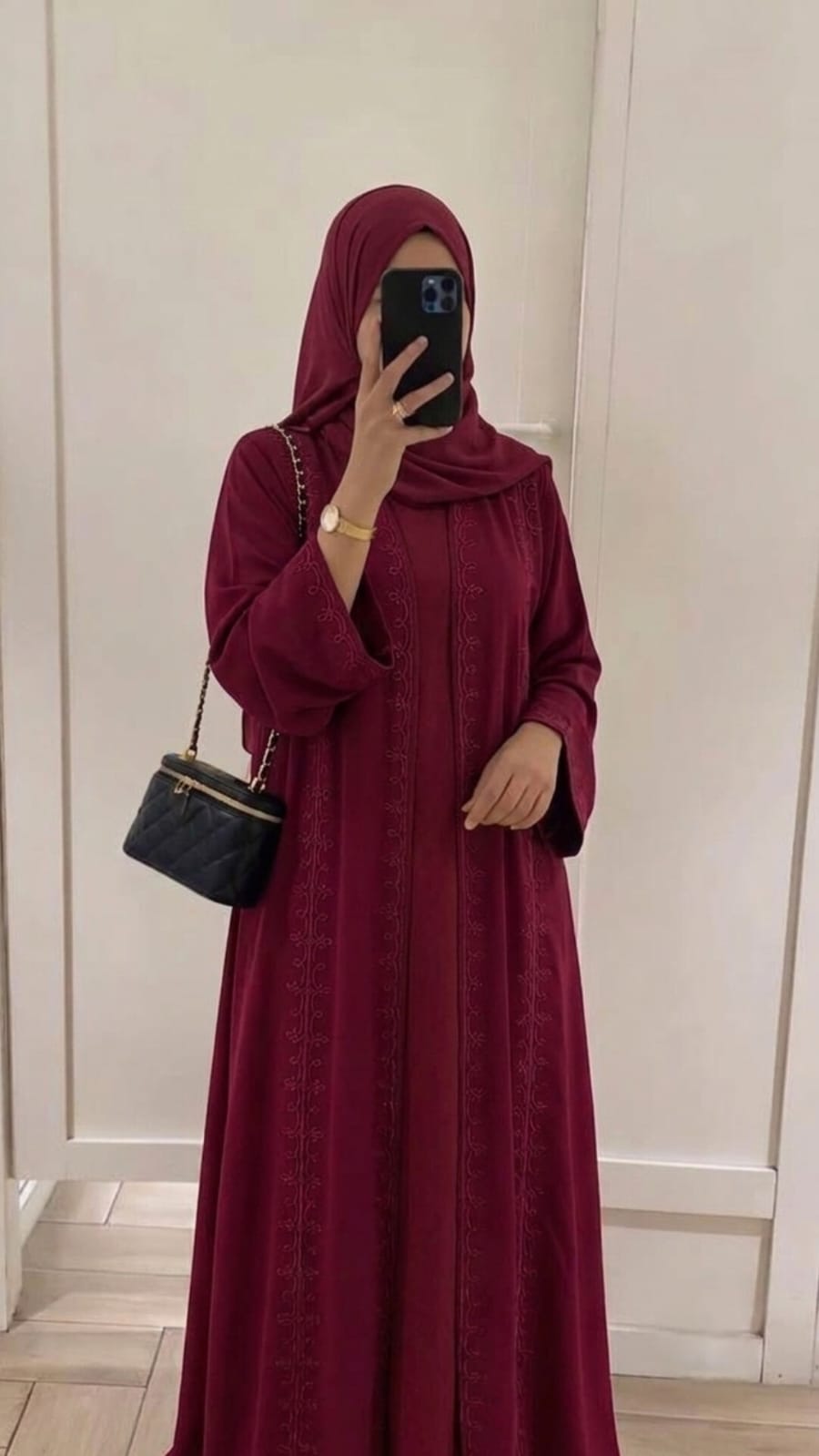 Barbie Abaya with Moroccan Embroidery