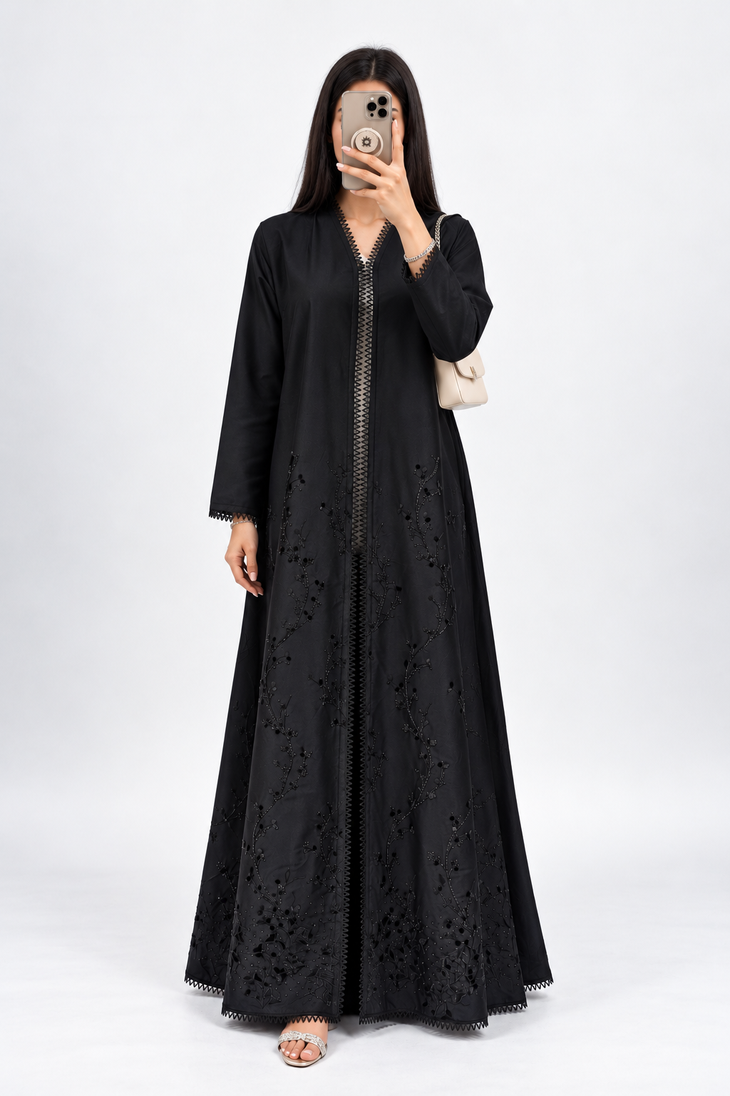 Internet Embroidered Abaya