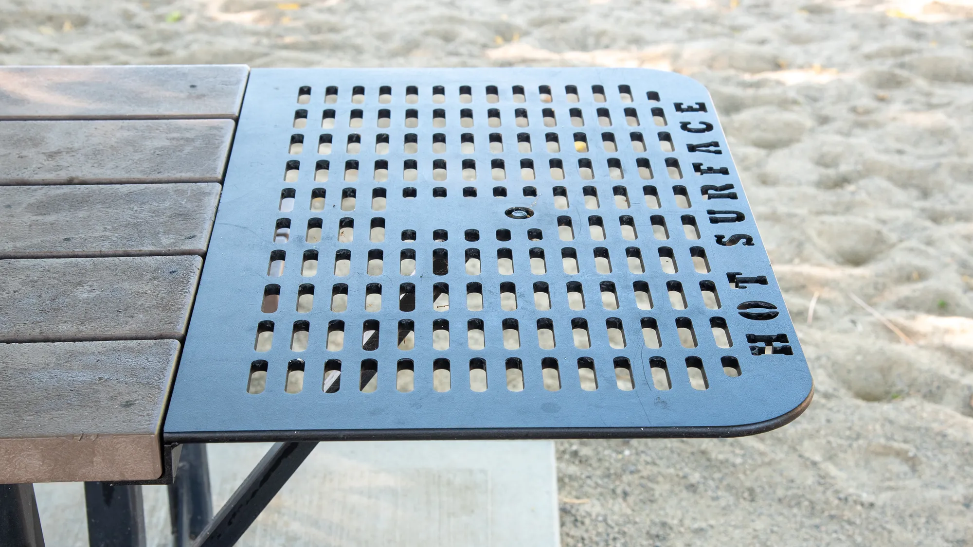 Wishbone Aluminum BBQ Extension for Rutherford Picnic Table