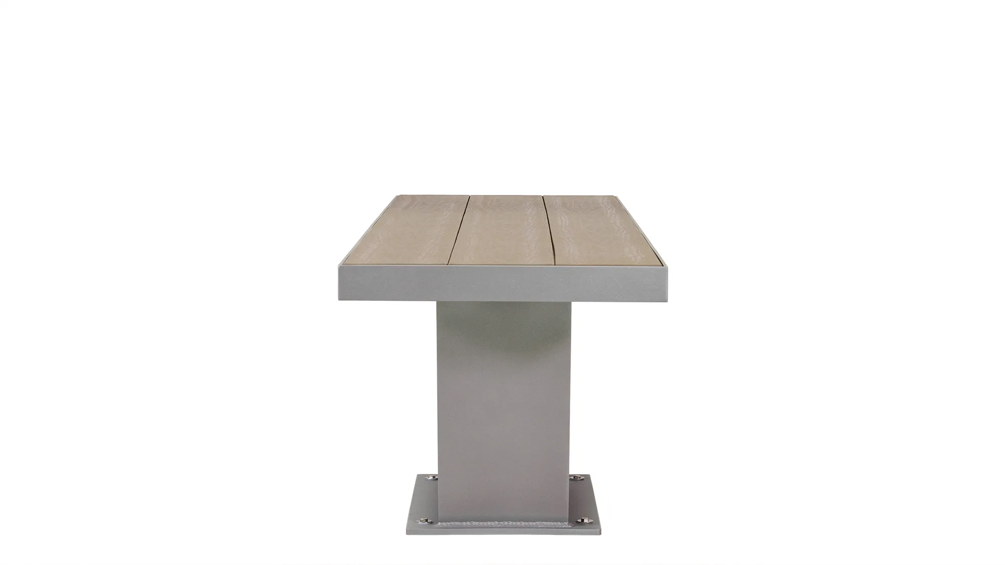 Wishbone Cityscape Backless Bench Side View