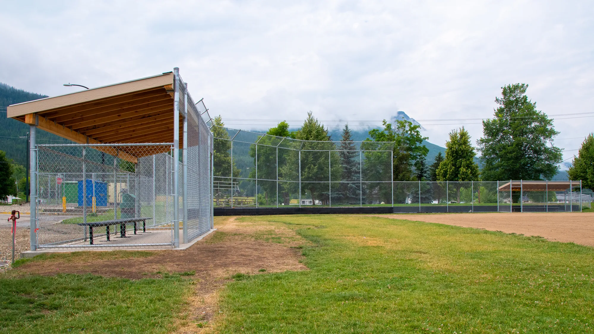 Custom Players Benches at Blackburn Park in Salmon Arm BC