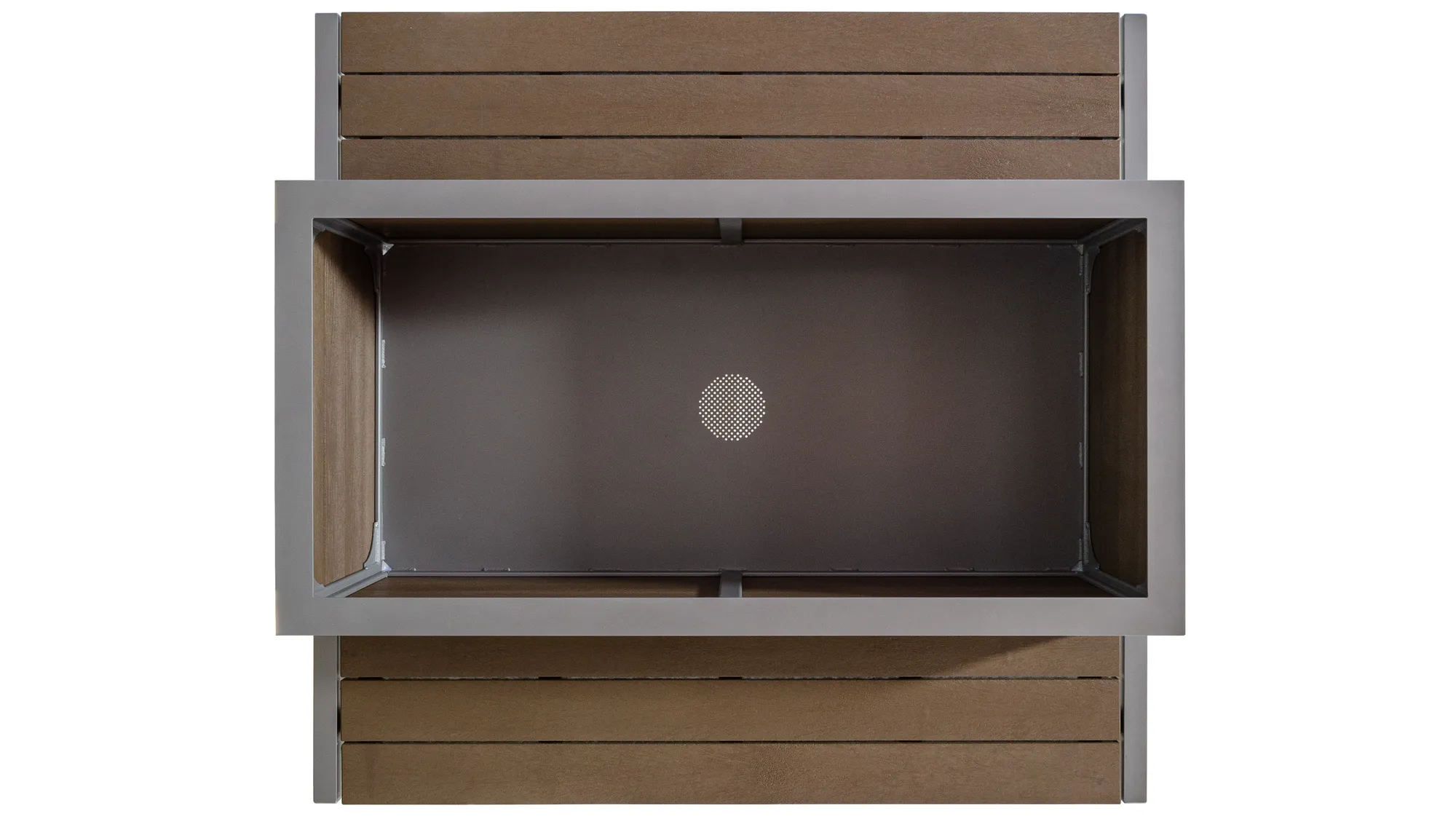 Wishbone Rutherford 3x6 Planter Double Bench Combo Top View