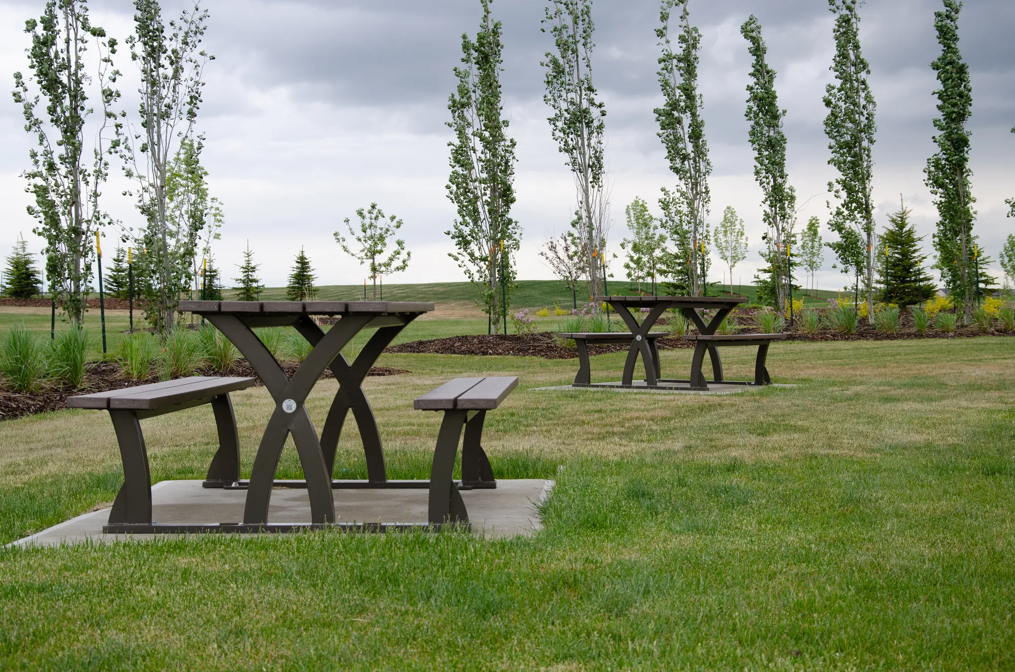 Wishbone Parker Picnic Tables in Edmonton Alberta