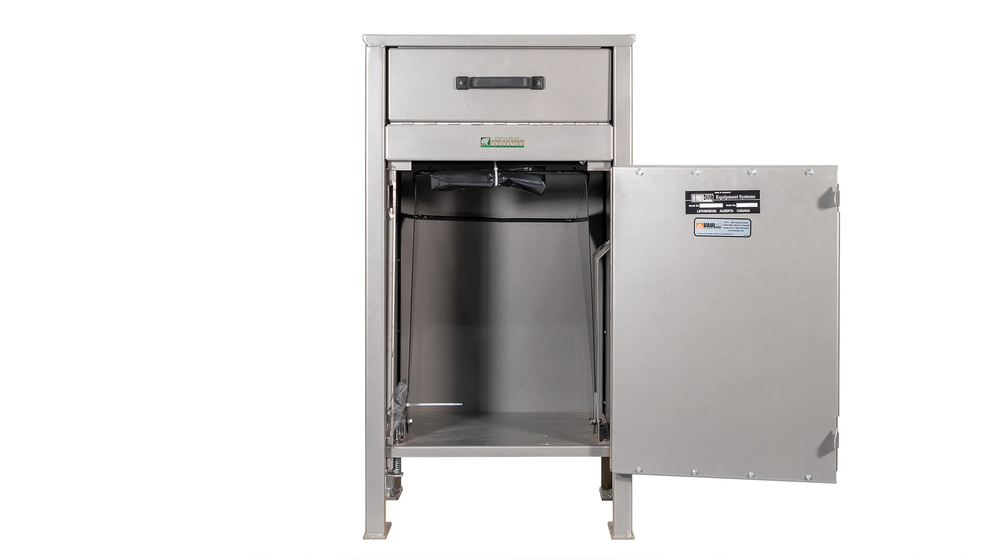 Wishbone Freedom 32 Rodent Resistant Waste Receptacle Loading Do