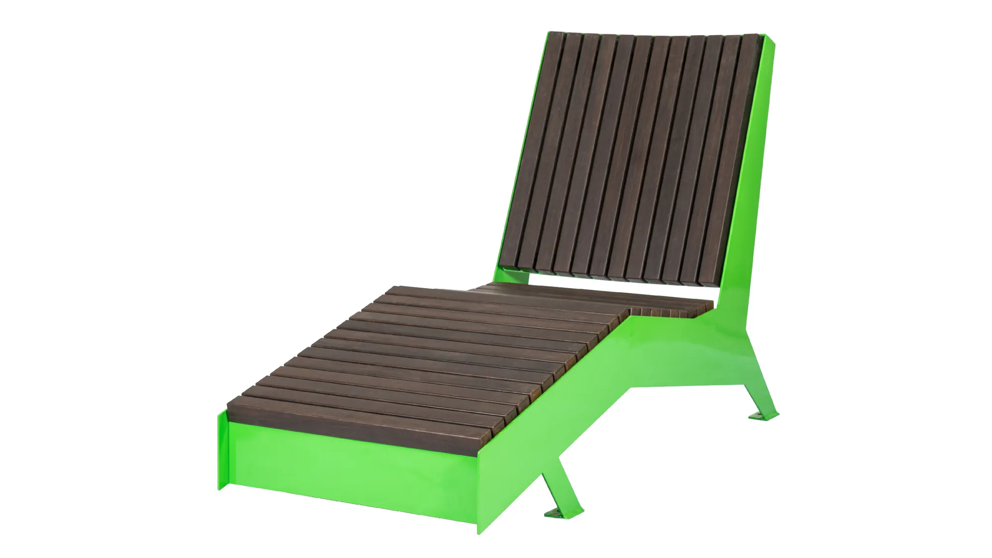 Wishbone JEM Chaise Lounger in Oiled Hardenend Bamboo