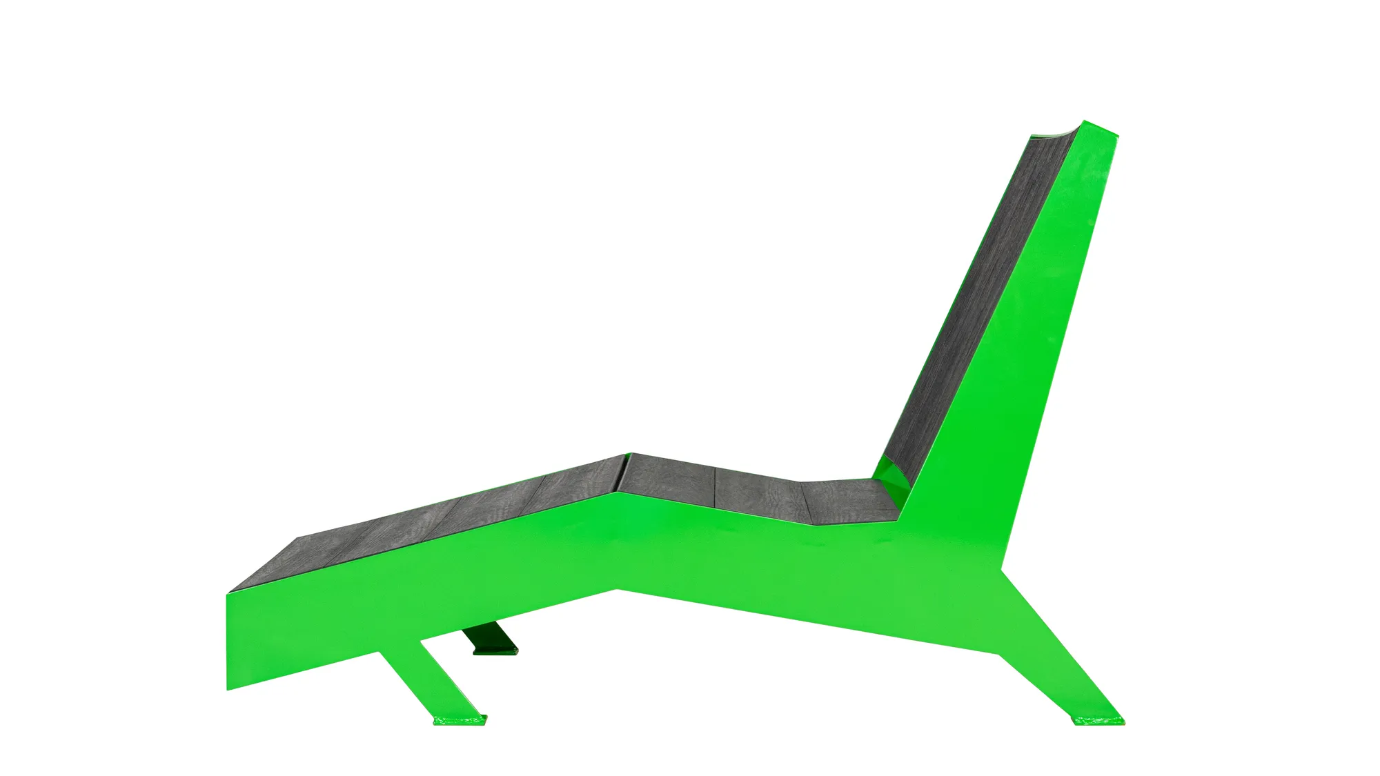 Wishbone Chaise Lounger Side View