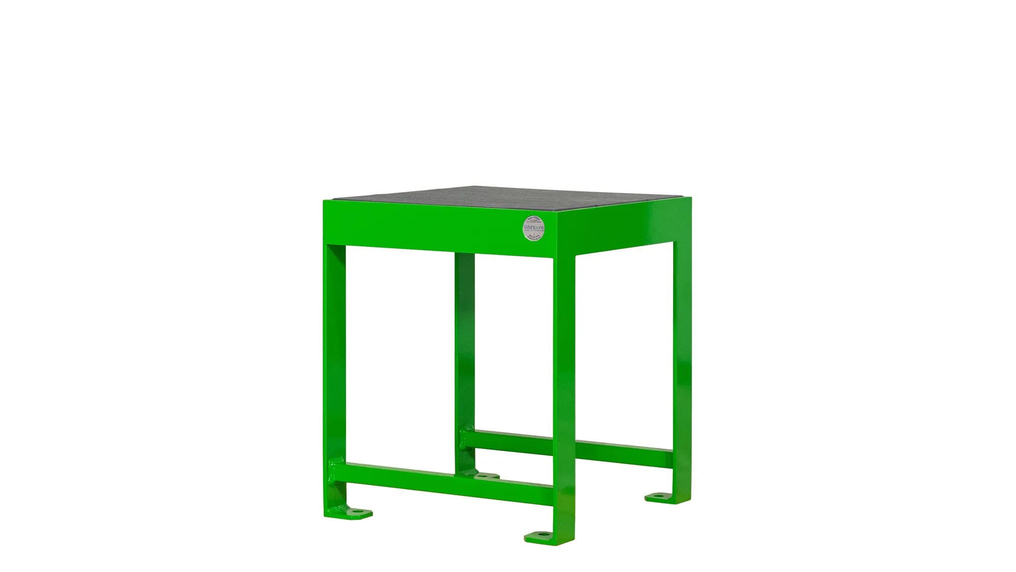 Wishbone JEM Side Table with Yellow Green Powder Coat