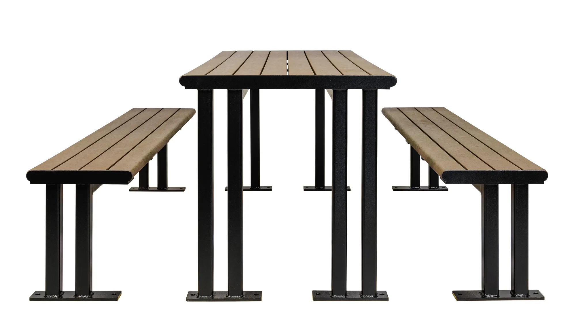 Wishbone Commercial Larson Picnic Table End View