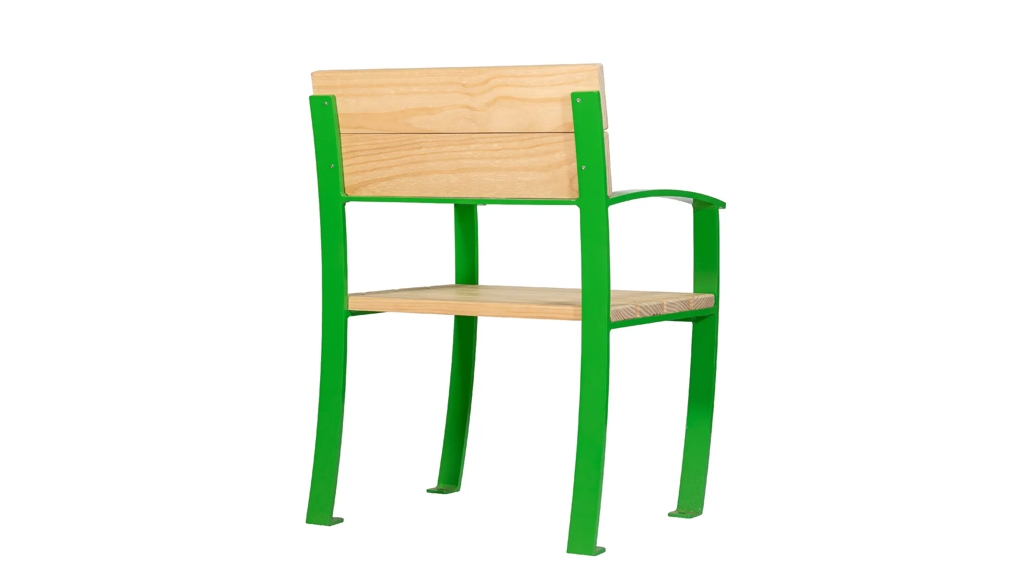 Wishbone Mena 2 ft Chair with Accoya Modified Wood Rear View