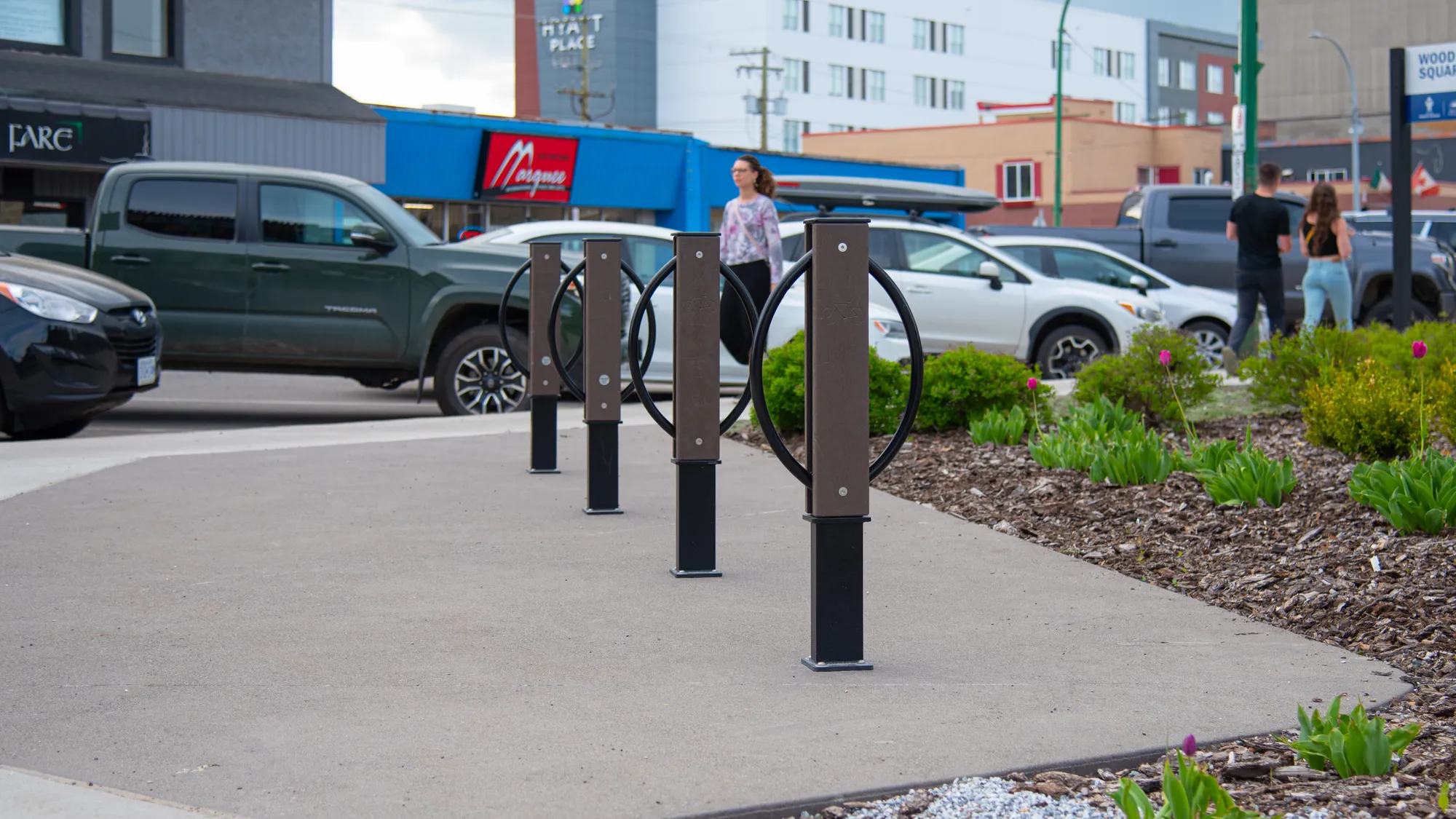 Wishbone 2 Space Bike Racks in Prince George BC