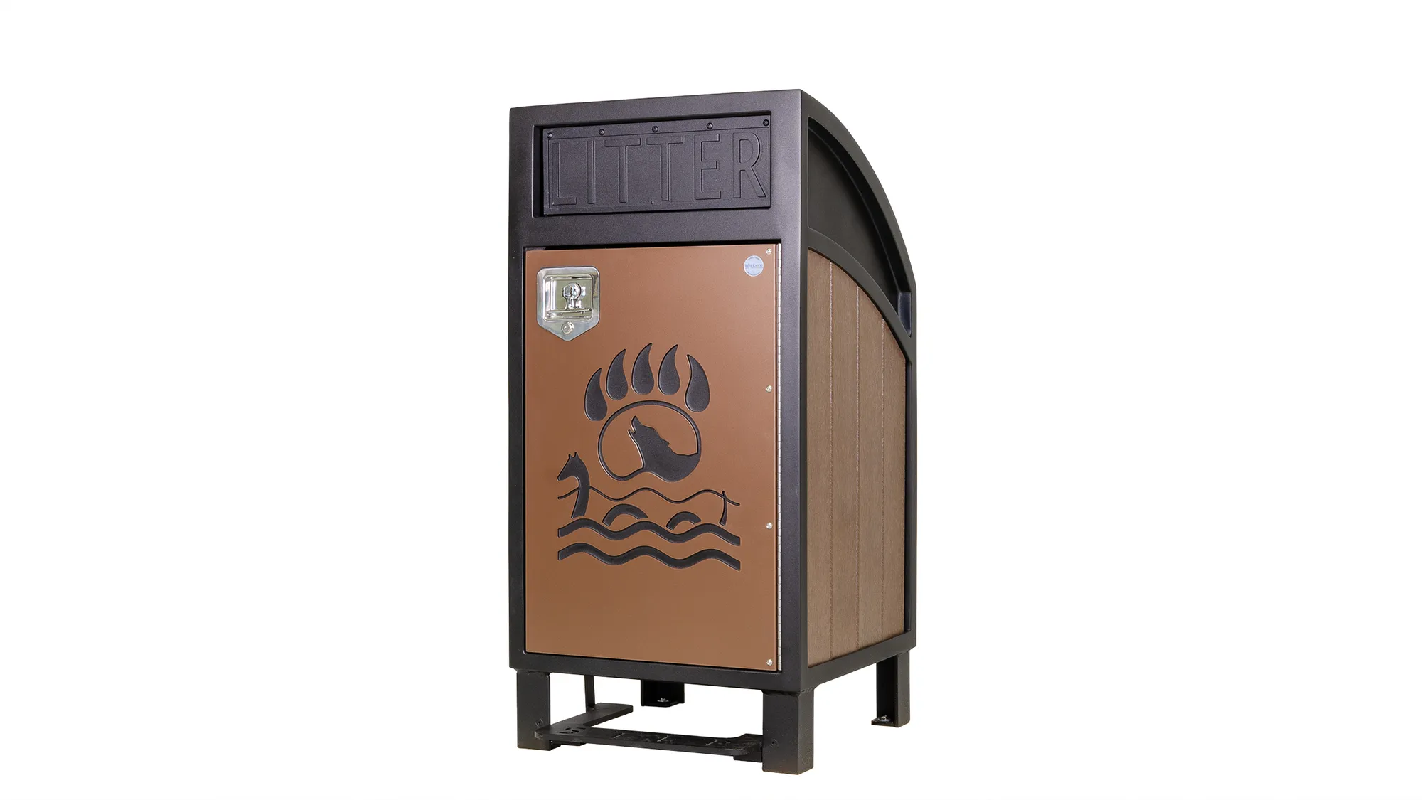 Wishbone Custom Modena Curved Top Waste Receptacle