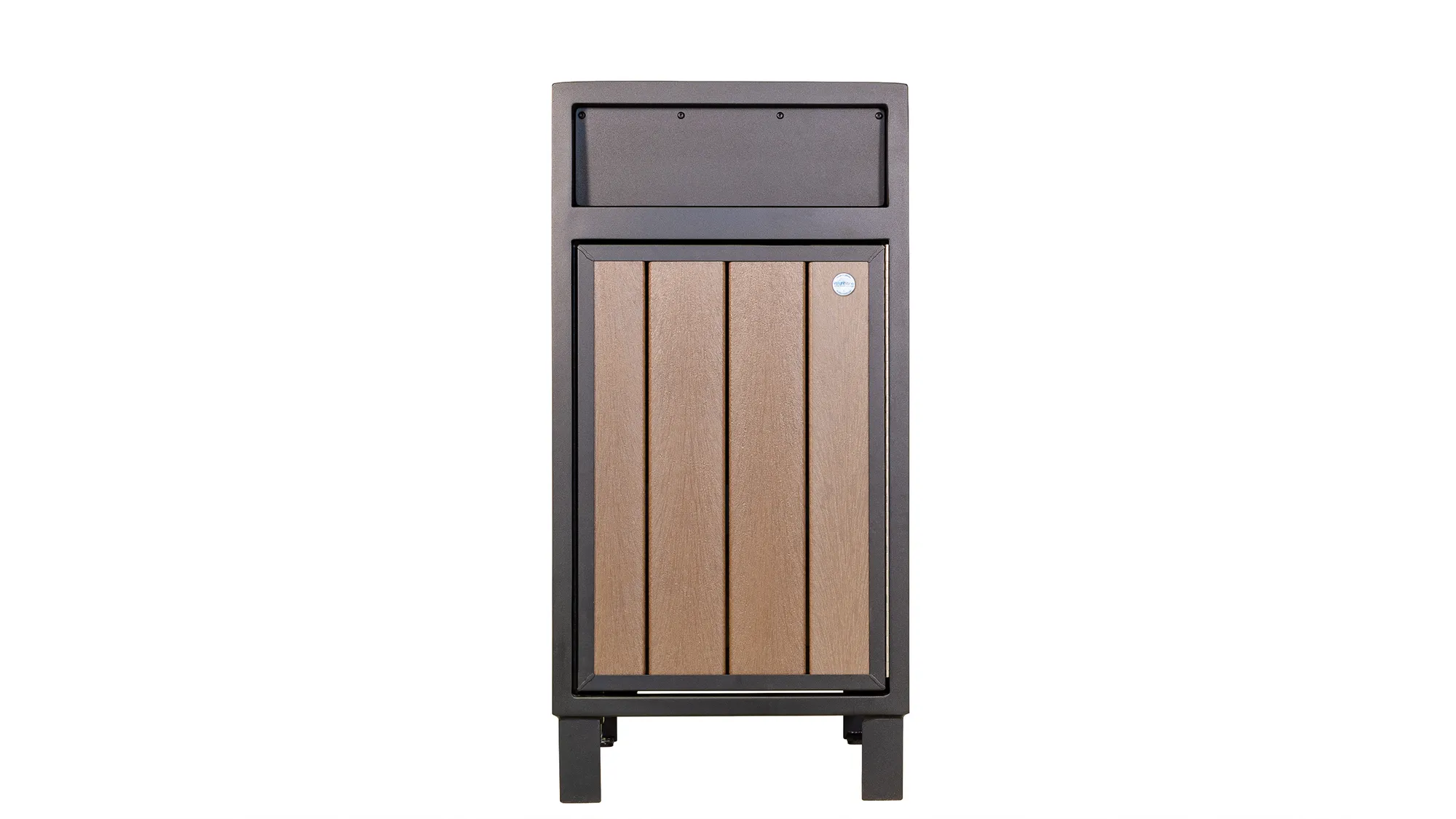 Wishbone Modena Curved Top Waste Receptacle Front View