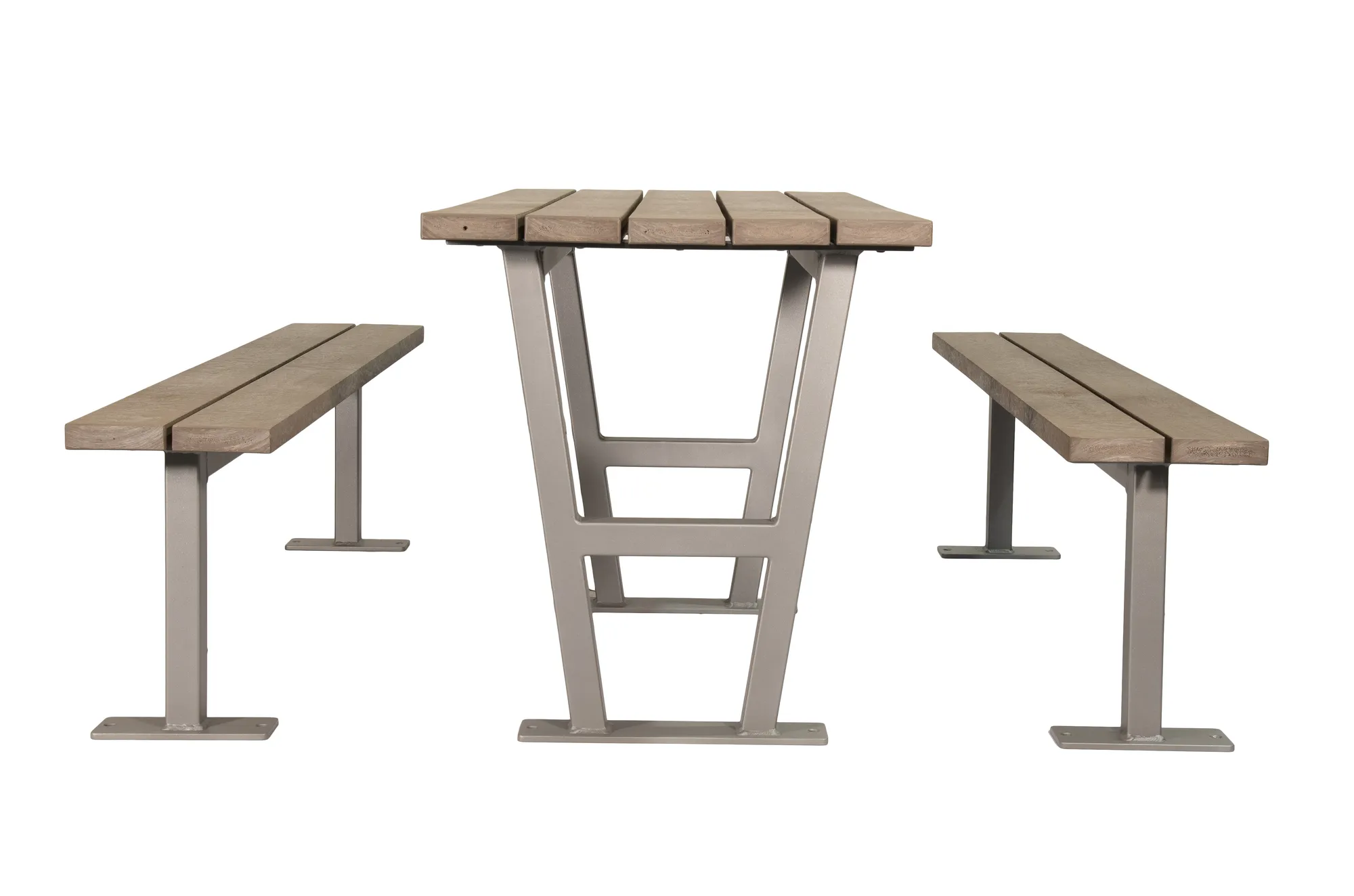 Rutherford 6 ft Wheelchair Accessible Picnic Table End View