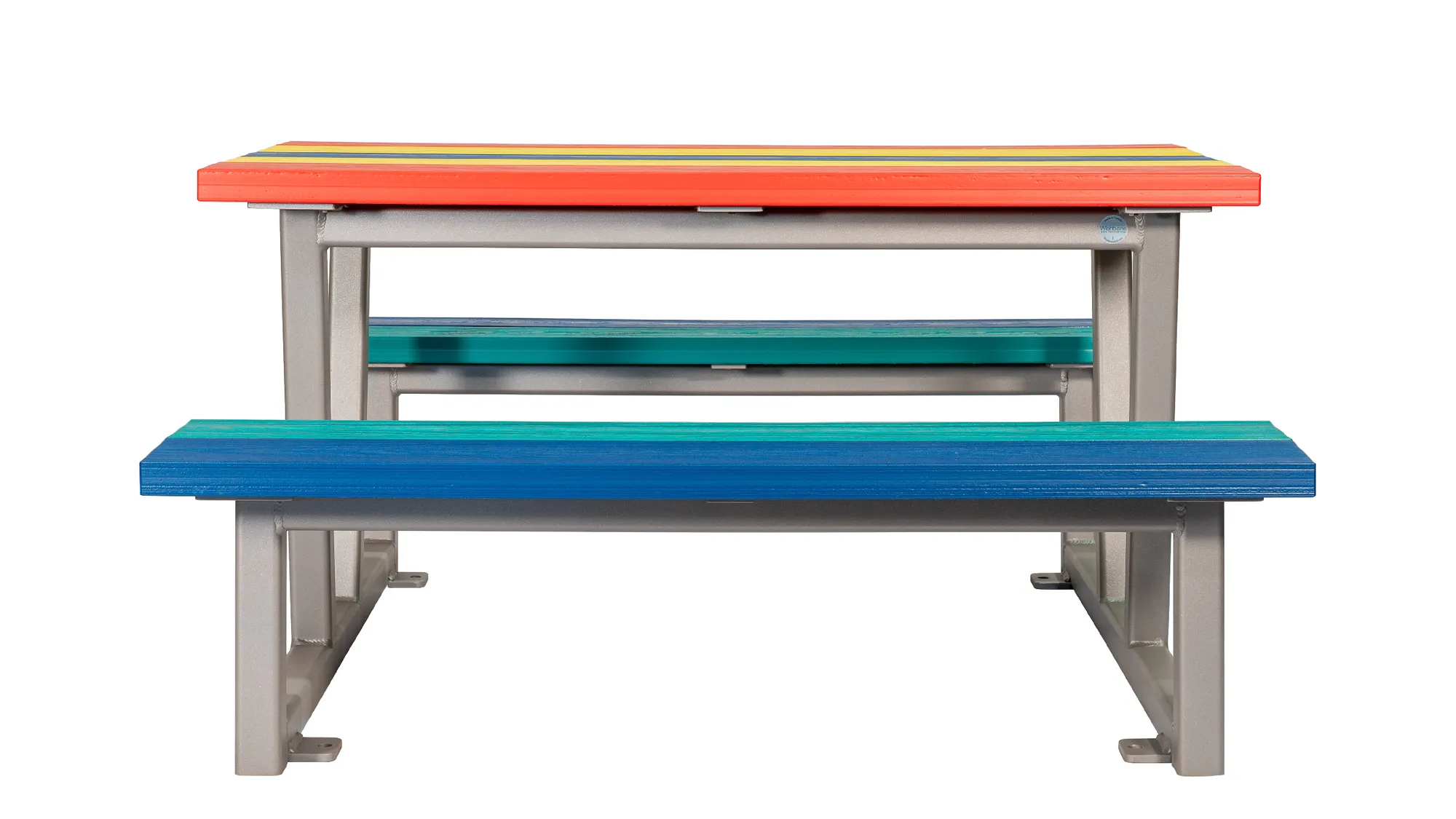 Wishbone Rutherford Child Sized Buddy Picnic Table Side View