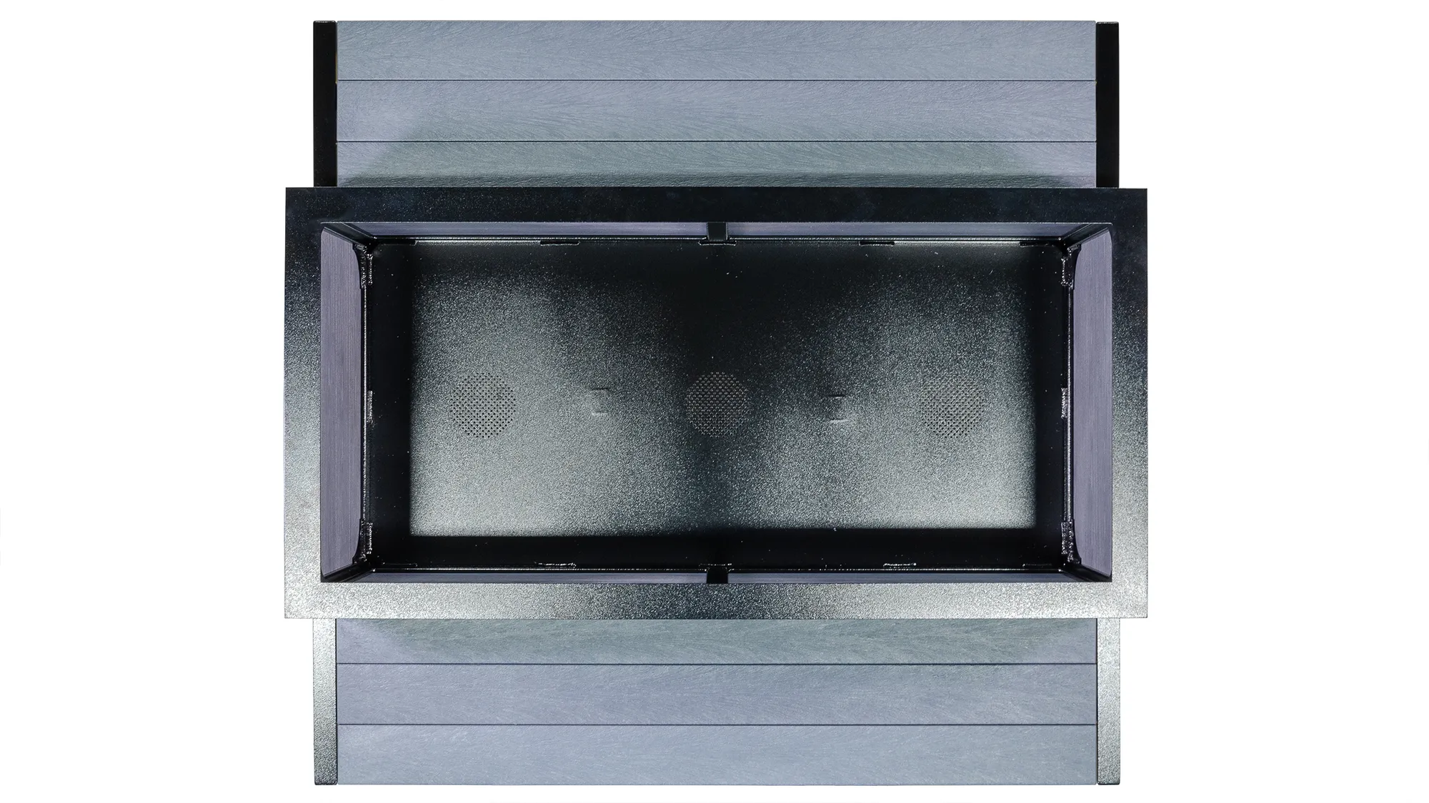 Wishbone Rutherford Rectangular Planter Bench Top View