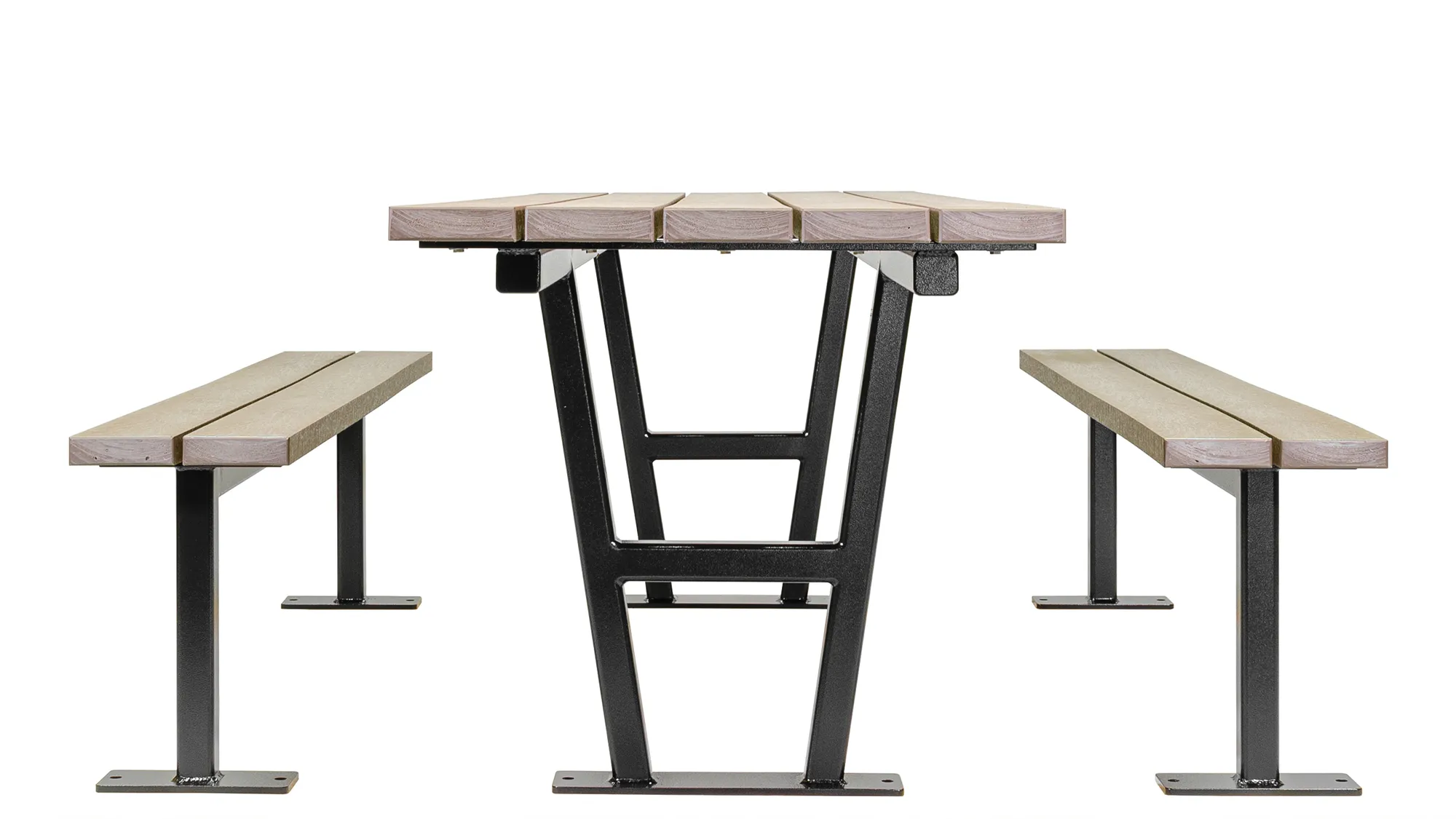 Wishbone Rutherford Wheelchair Accessible Picnic Table Side View
