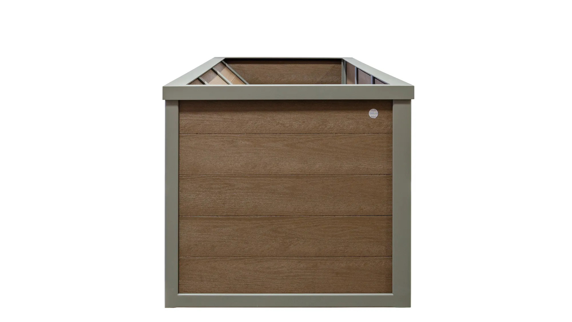 Rutherford 3 Space Wheelchair Accessible Planter Box Side View