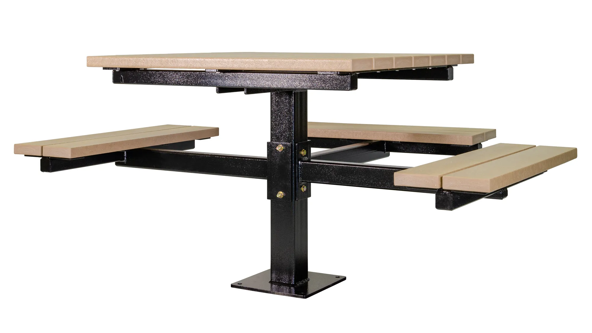 Wishbone Commercial Wheelchair Accessible Single Pedestal Picnic
