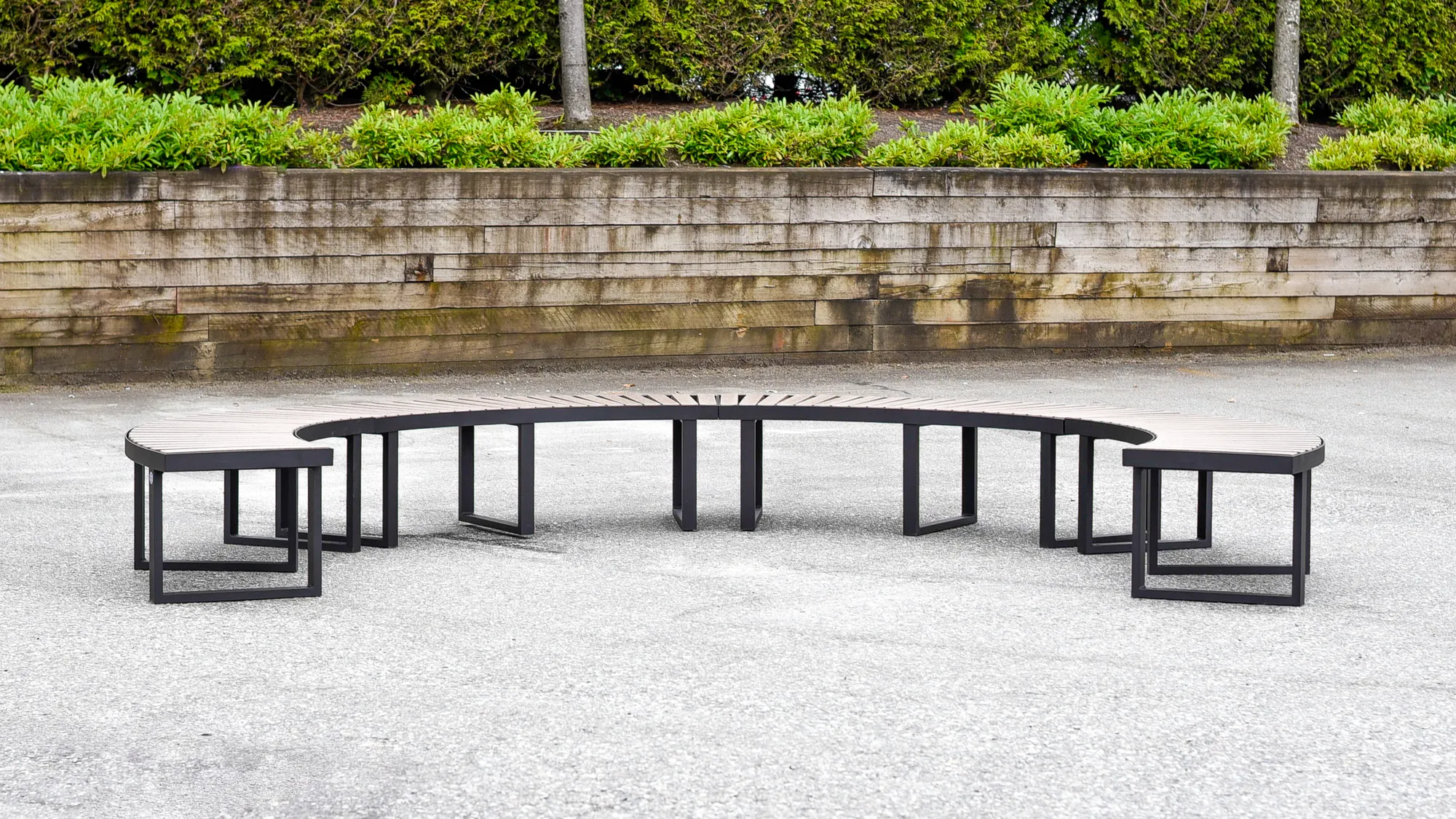 Skyline Curved Bench Four 6 Ft Sections