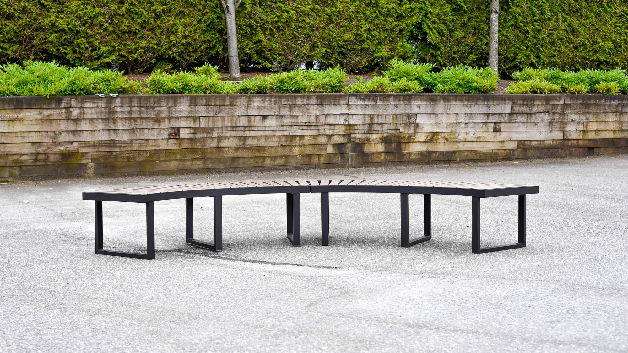 Skyline Curved Bench Two 6 Ft Sections