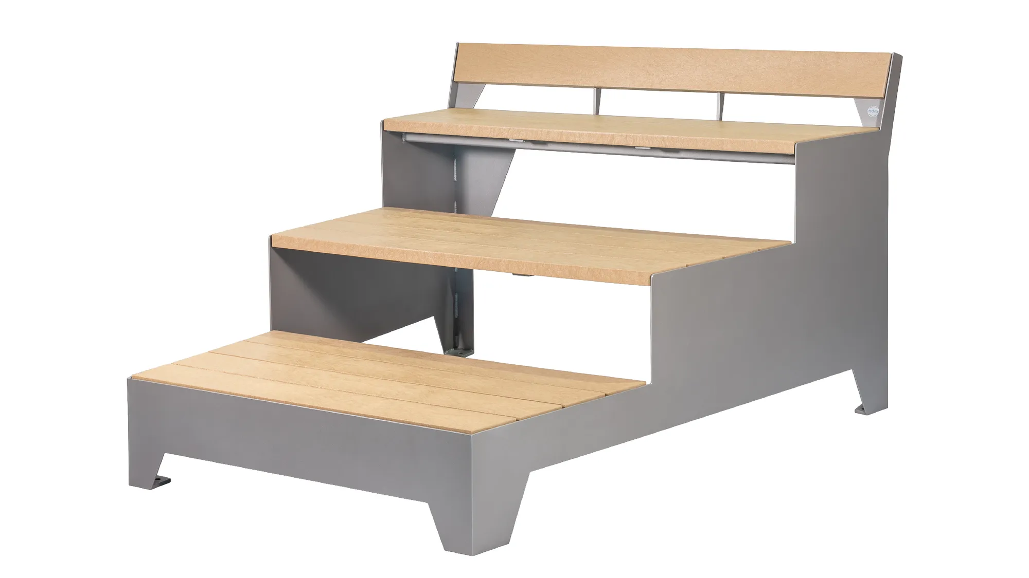 Wishbone Strataview Custom Bench with Backrest