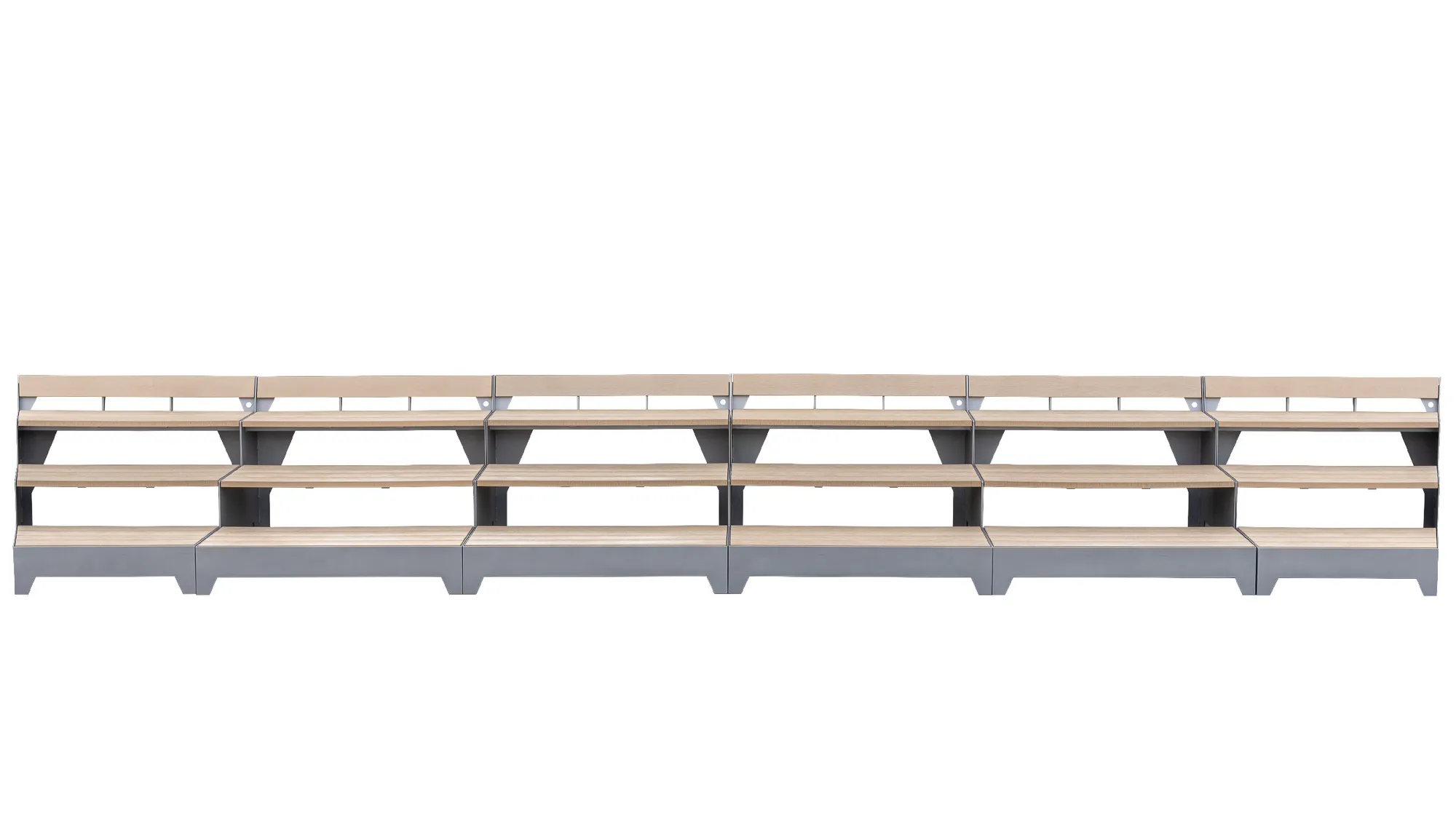 Wishbone Strataview Step Custom Bleacher Style Seating